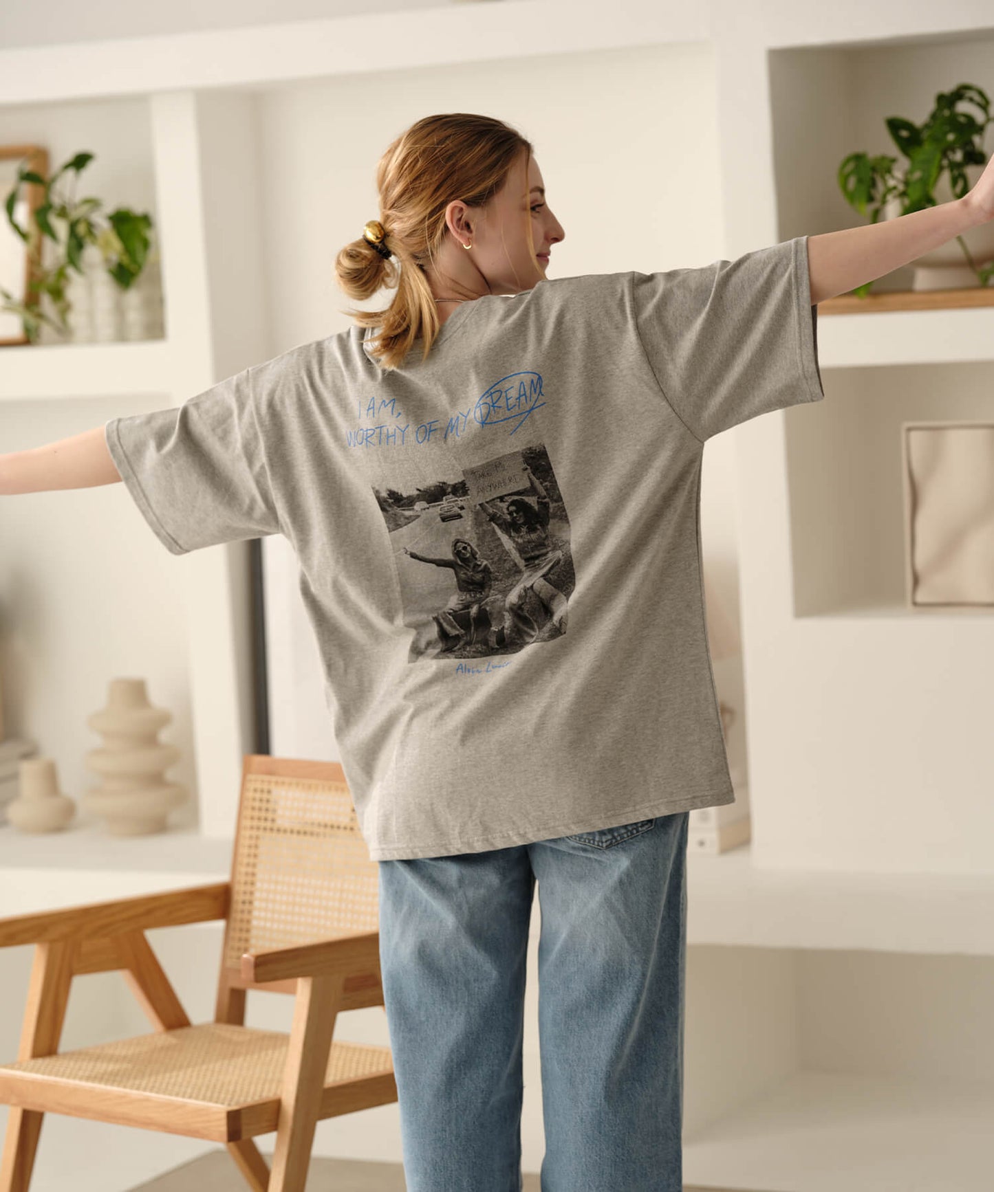 【MIA/ミア】バックプリントフォトTシャツ