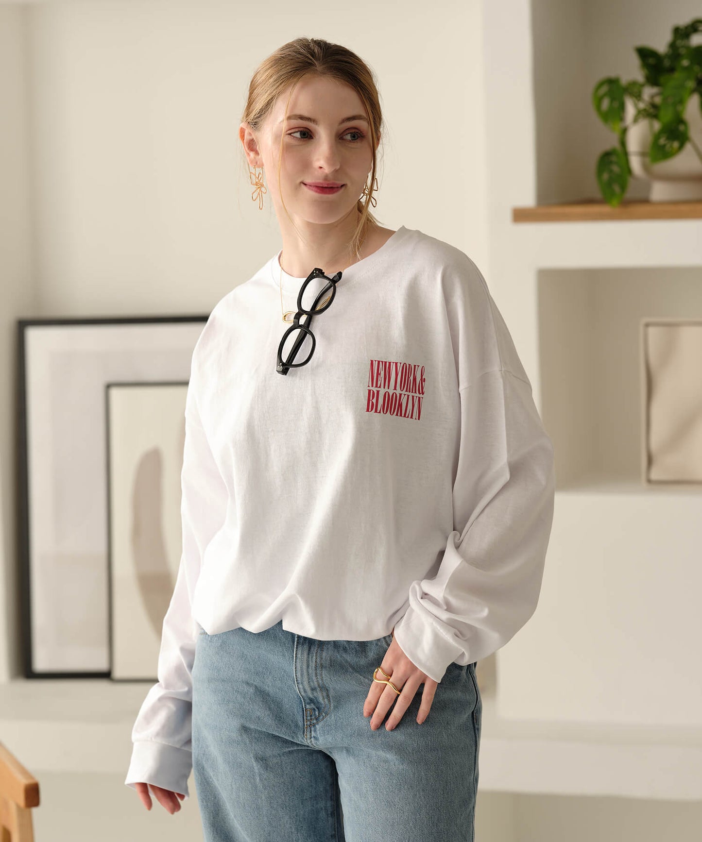 【MIA/ミア】バックプリントテキストPT・Tシャツ