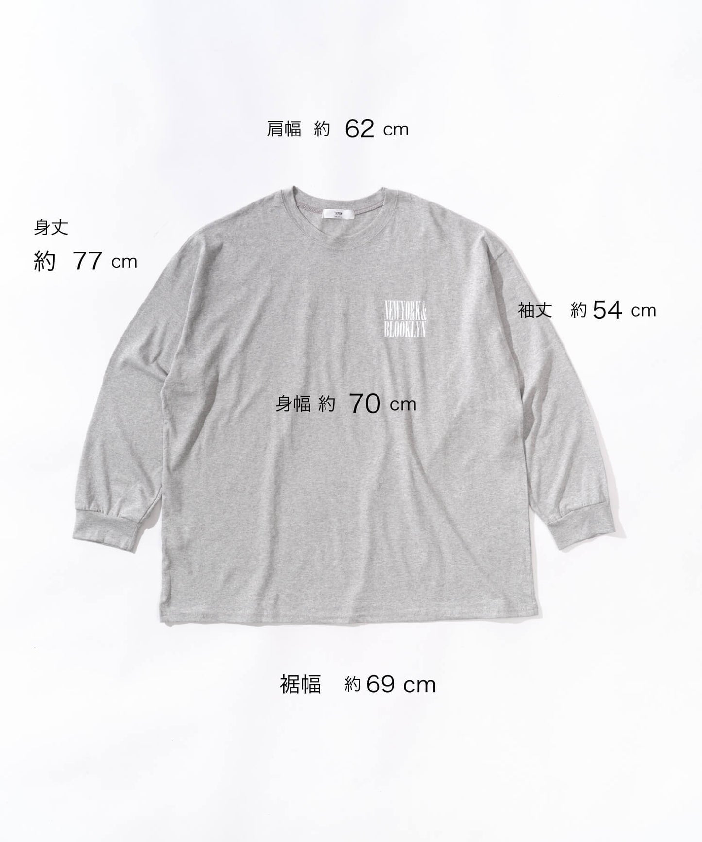 【MIA/ミア】バックプリントテキストPT・Tシャツ