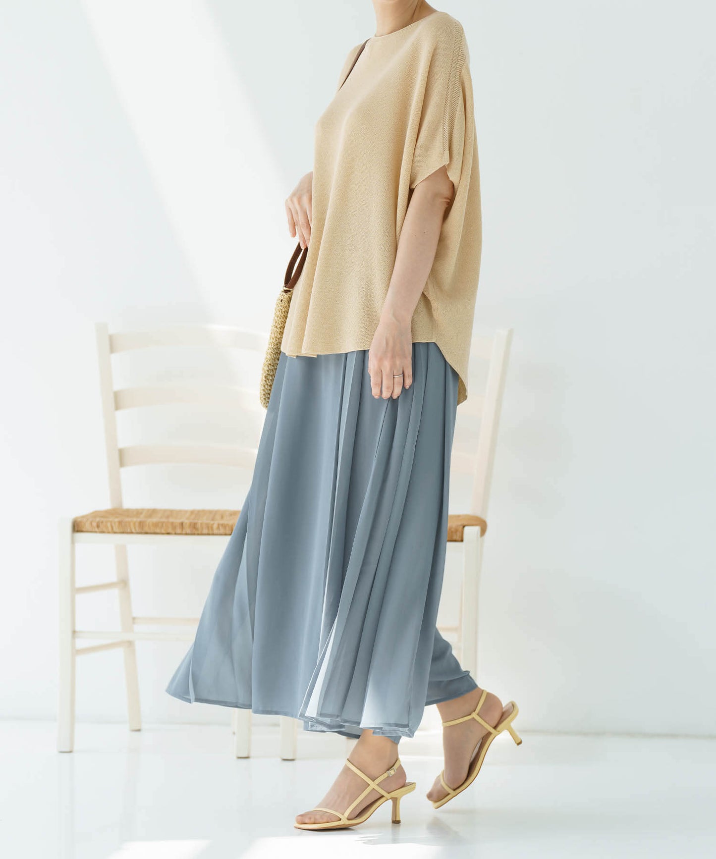 【tokidoki】爽やかラッププリーツキュロット