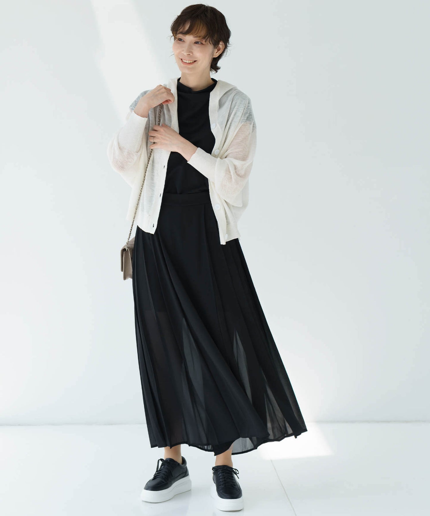 【tokidoki】爽やかラッププリーツキュロット