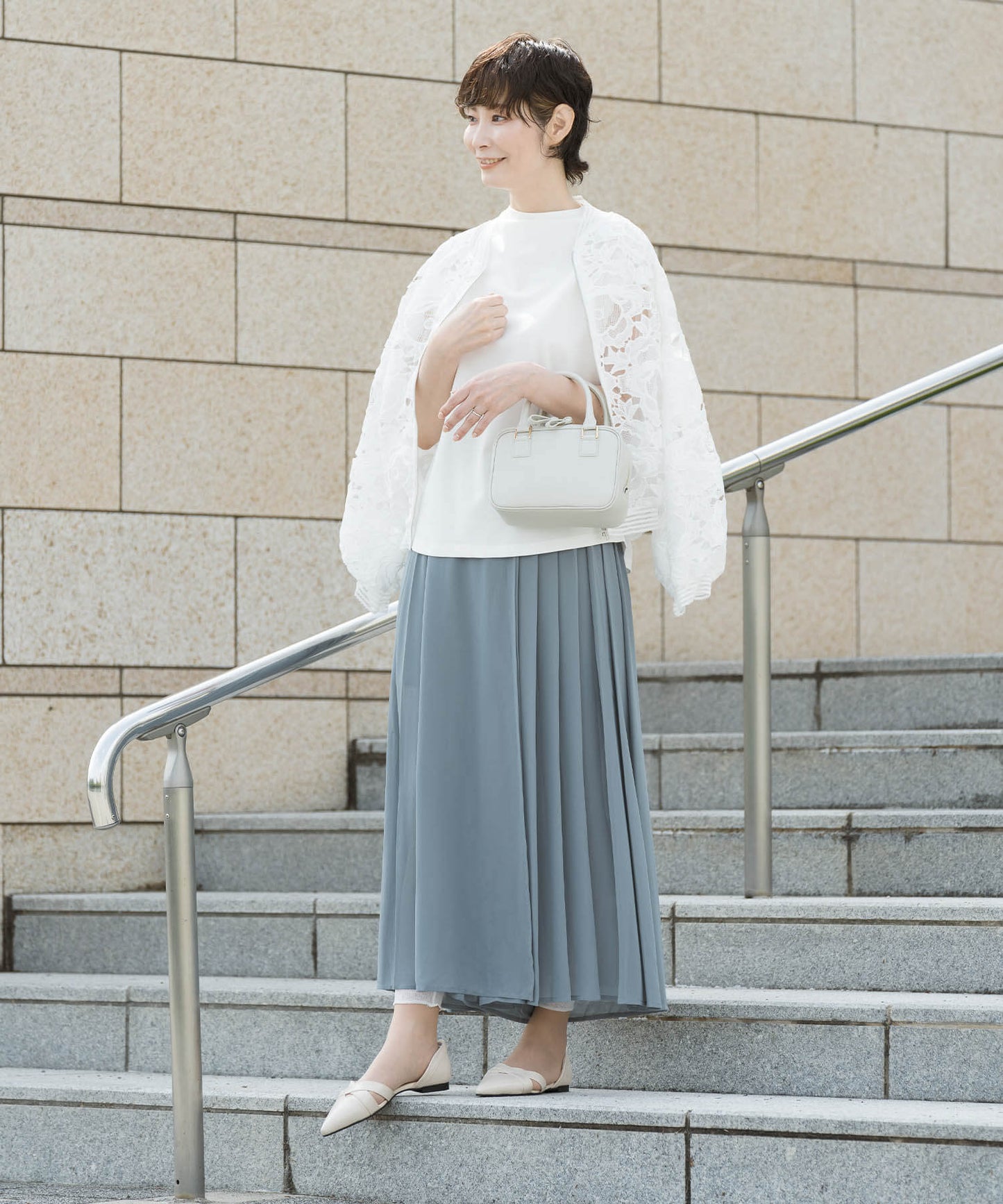 【tokidoki】爽やかラッププリーツキュロット