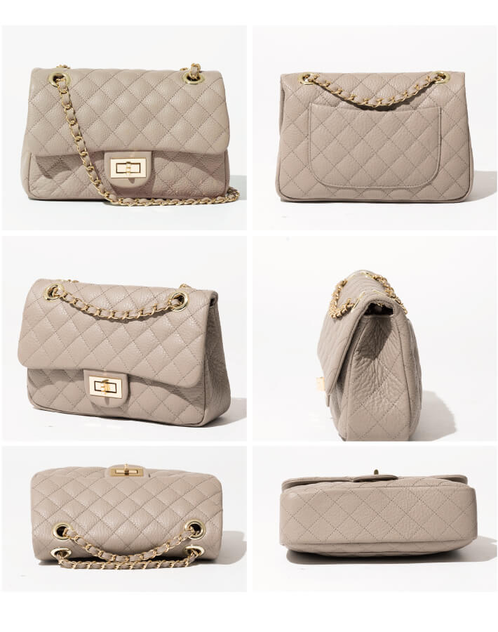 【新作早割★10%OFF】【ORNELLA/オルネラ】(NOVE-16)キルティングチェーンバッグM