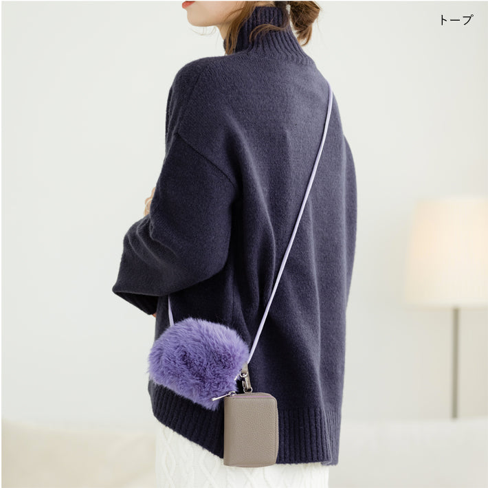 【ORNELLA/オルネラ】(BICO-21)リアルレザーバイカラースマートキー&カードケース