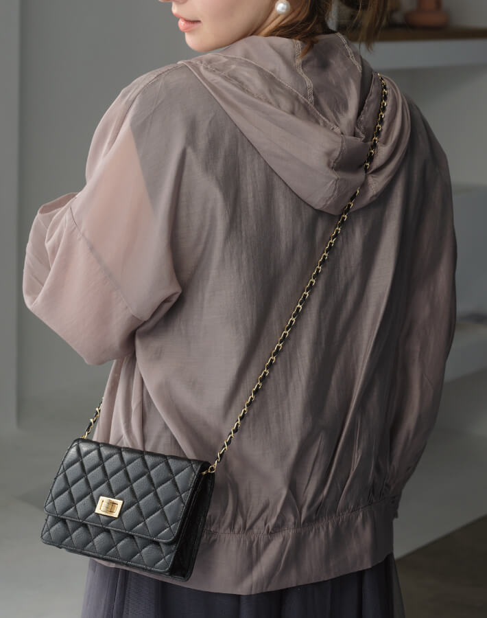 【ORNELLA/オルネラ】(NOVE-23)キルティングウォレットポシェット