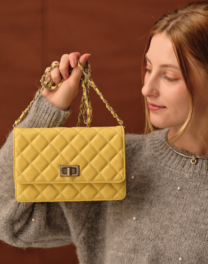 【新作早割★10%OFF】【ORNELLA/オルネラ】(NOVE-23)キルティングウォレットポシェット
