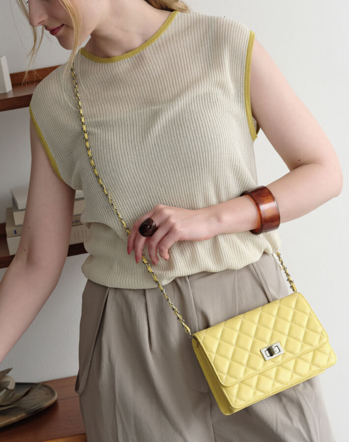 【新作早割★10%OFF】【ORNELLA/オルネラ】(NOVE-23)キルティングウォレットポシェット