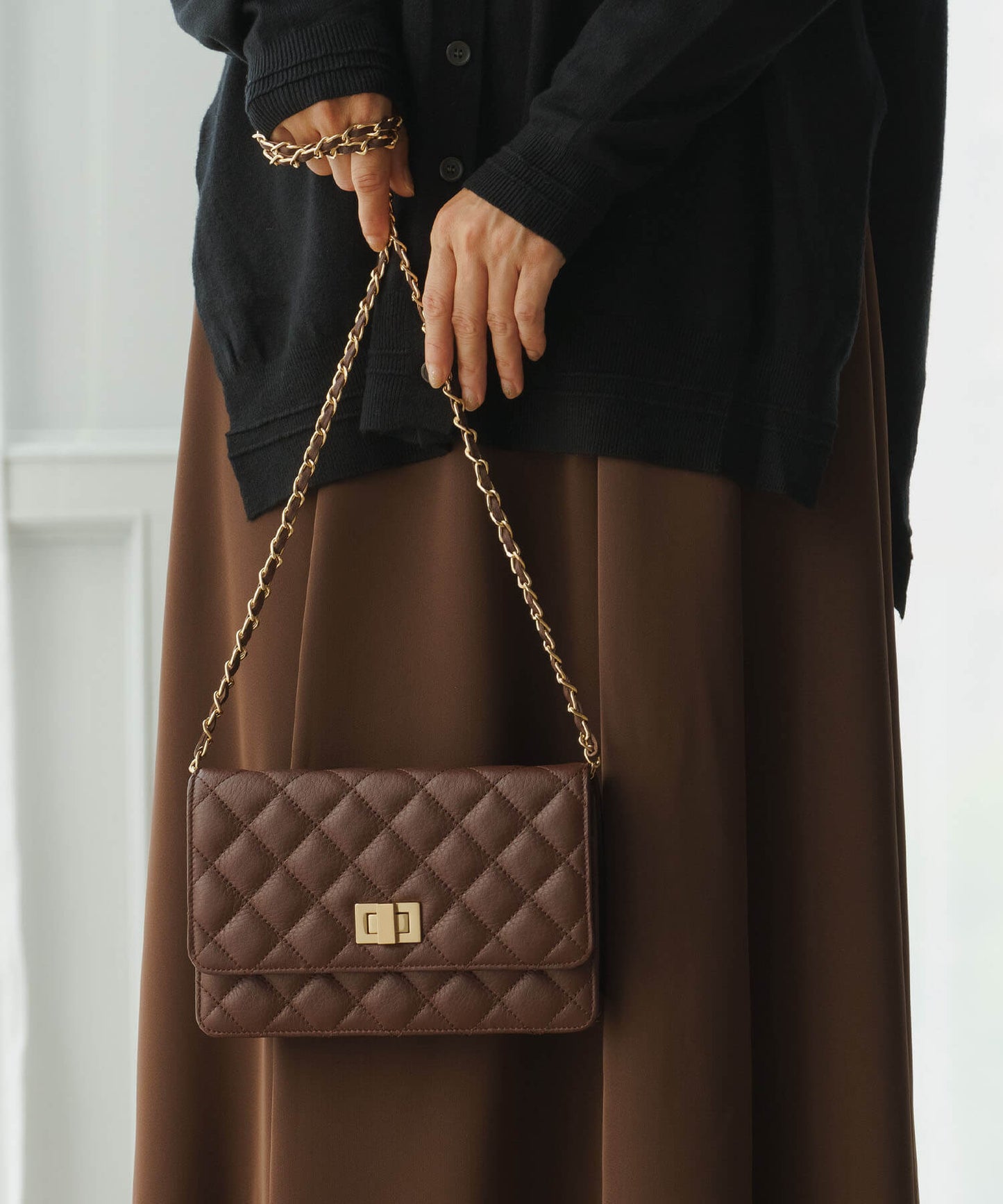 【新作早割★10%OFF】【ORNELLA/オルネラ】(NOVE-23)キルティングウォレットポシェット
