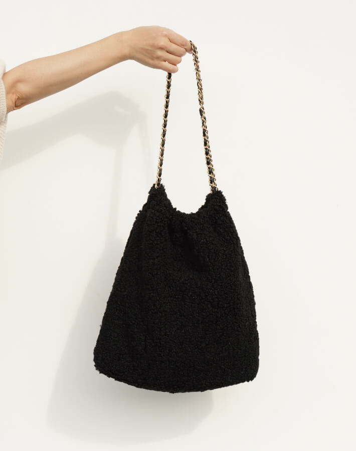 【SALE25%OFF】ボアチェーンバッグ