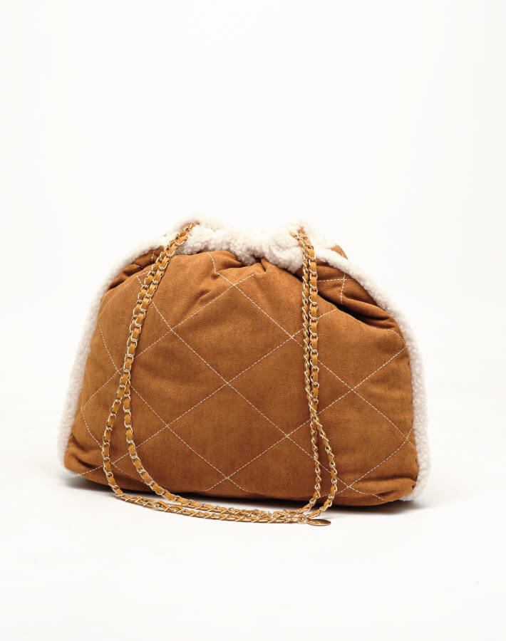 【新作早割★10%OFF】ボアチェーンバッグ