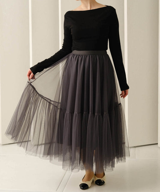 【tokidoki】チュールティアードスカート