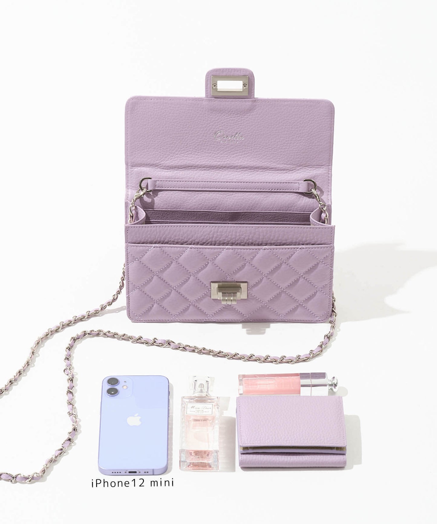 【新作早割★10%OFF】【ORNELLA/オルネラ】(NOVE-24)キルティングハンドルスマホポシェット