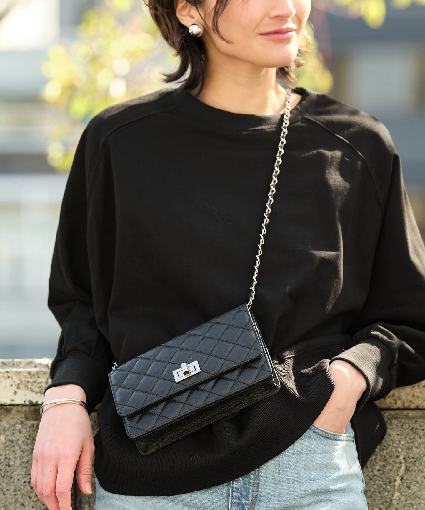 【新作早割★10%OFF】【ORNELLA/オルネラ】(NOVE-23)キルティングウォレットポシェット