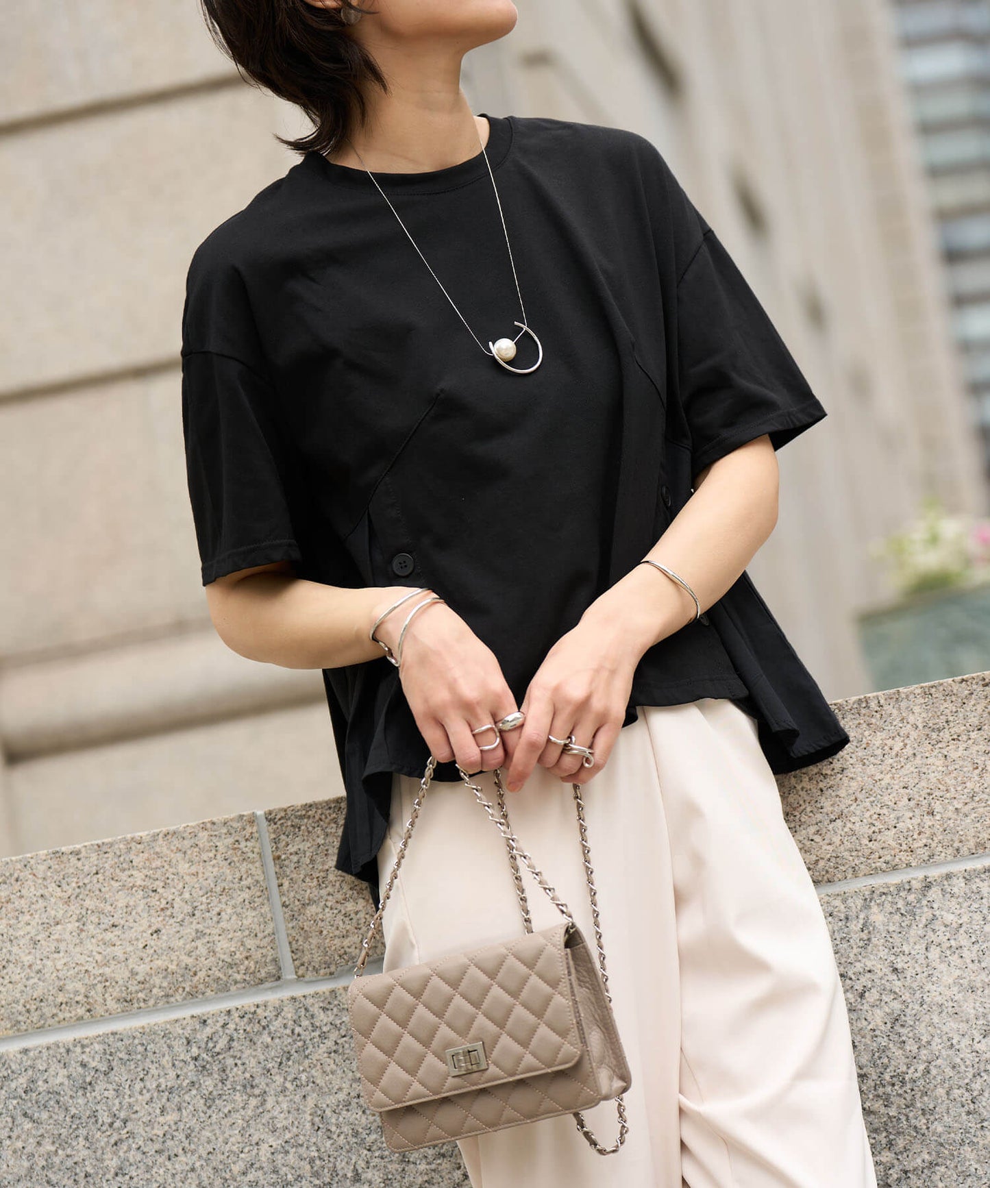 【新作早割★10%OFF】【ORNELLA/オルネラ】(NOVE-23)キルティングウォレットポシェット
