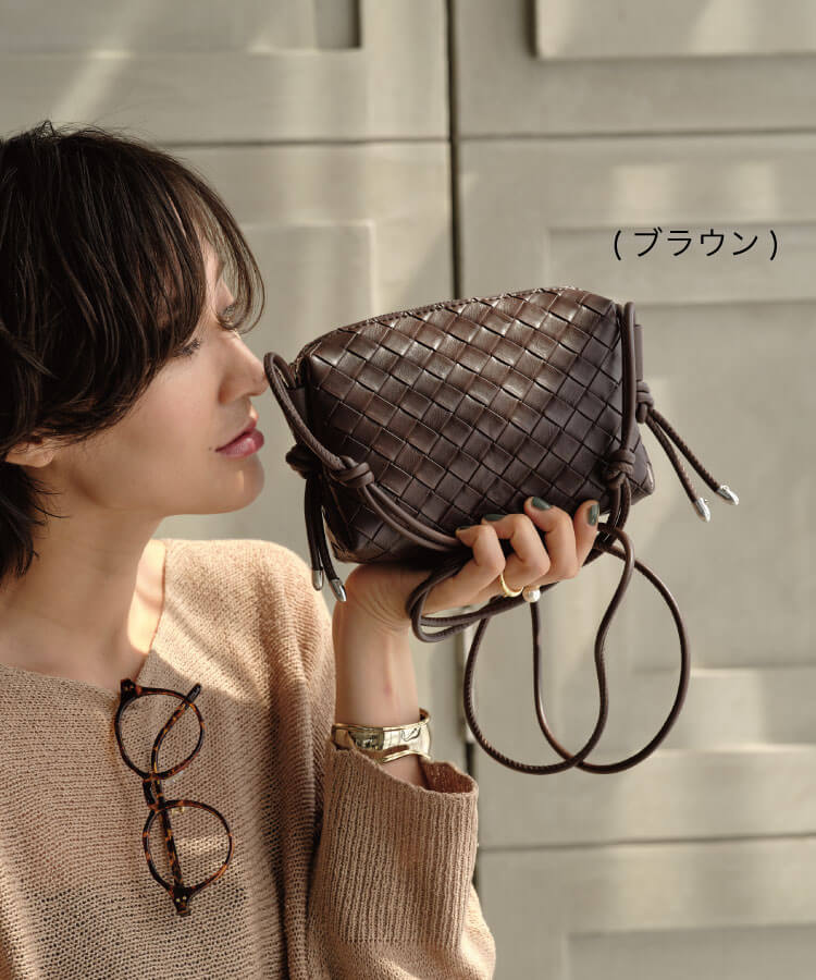 【新作早割★10%OFF】イントレチャートミニポシェット