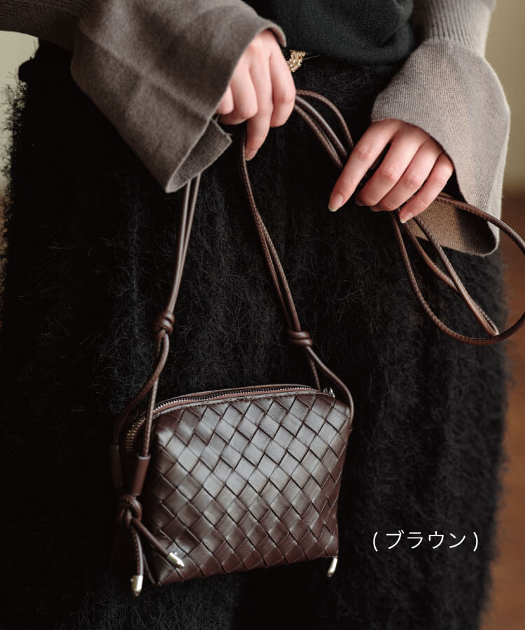 【新作早割★10%OFF】イントレチャートミニポシェット