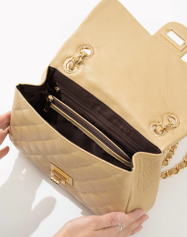 【新作早割★10%OFF】【ORNELLA/オルネラ】(NOVE-16)キルティングチェーンバッグM