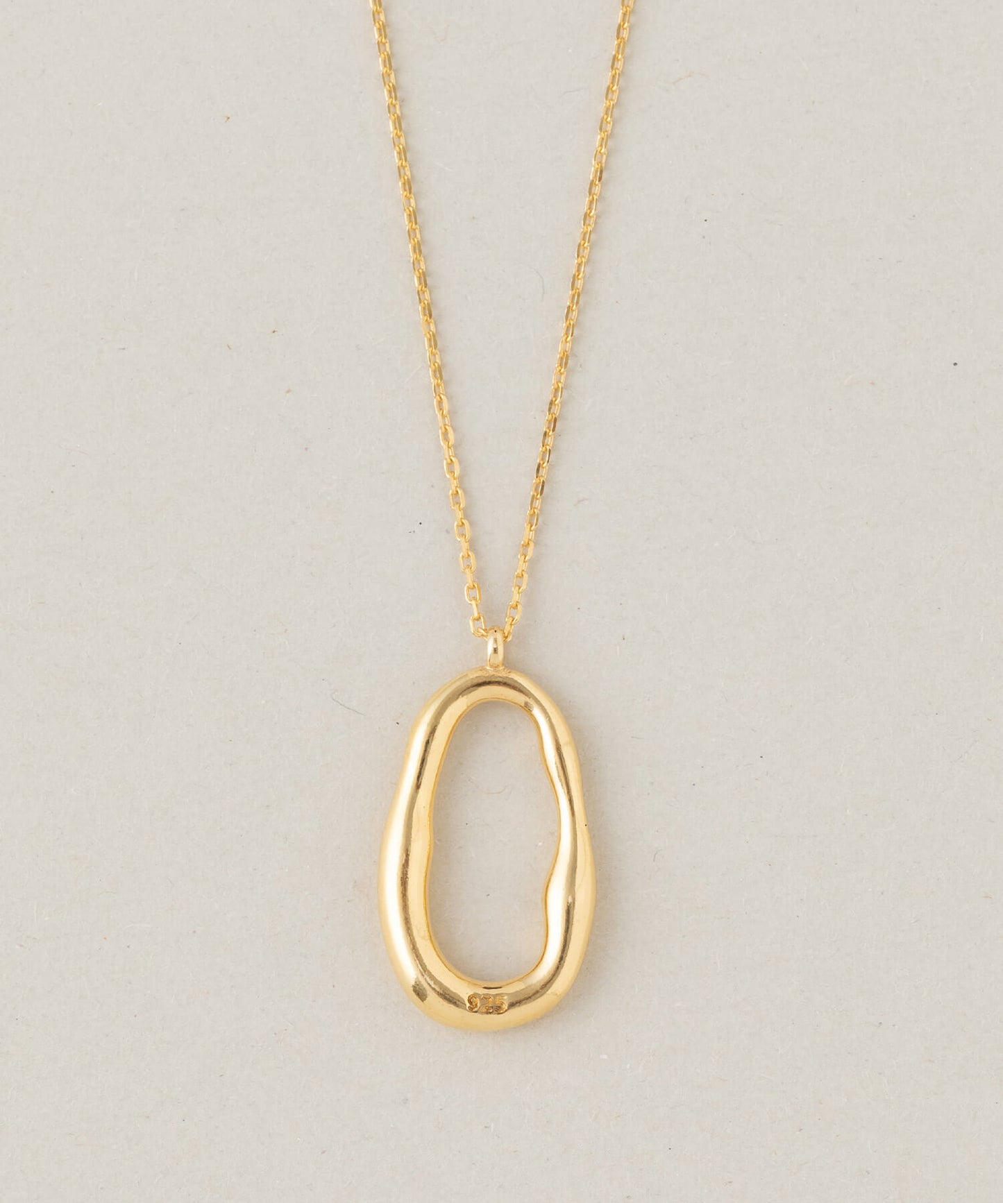 【ANOH】【silver925】オーバルネックレス