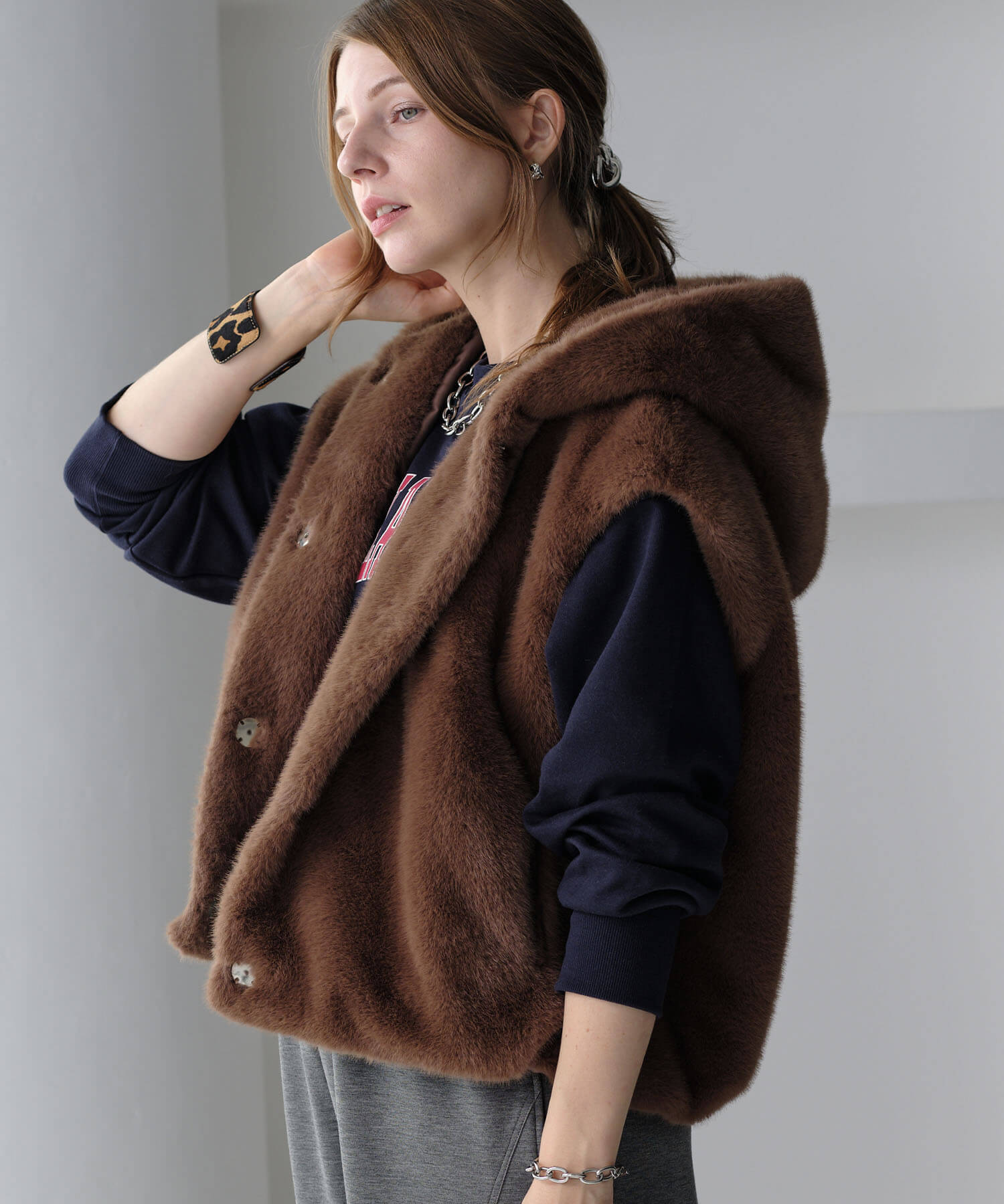 MIA(ミア)】ブライトワッシャーダブルジレ -- ZAKKA-BOX(ザッカ