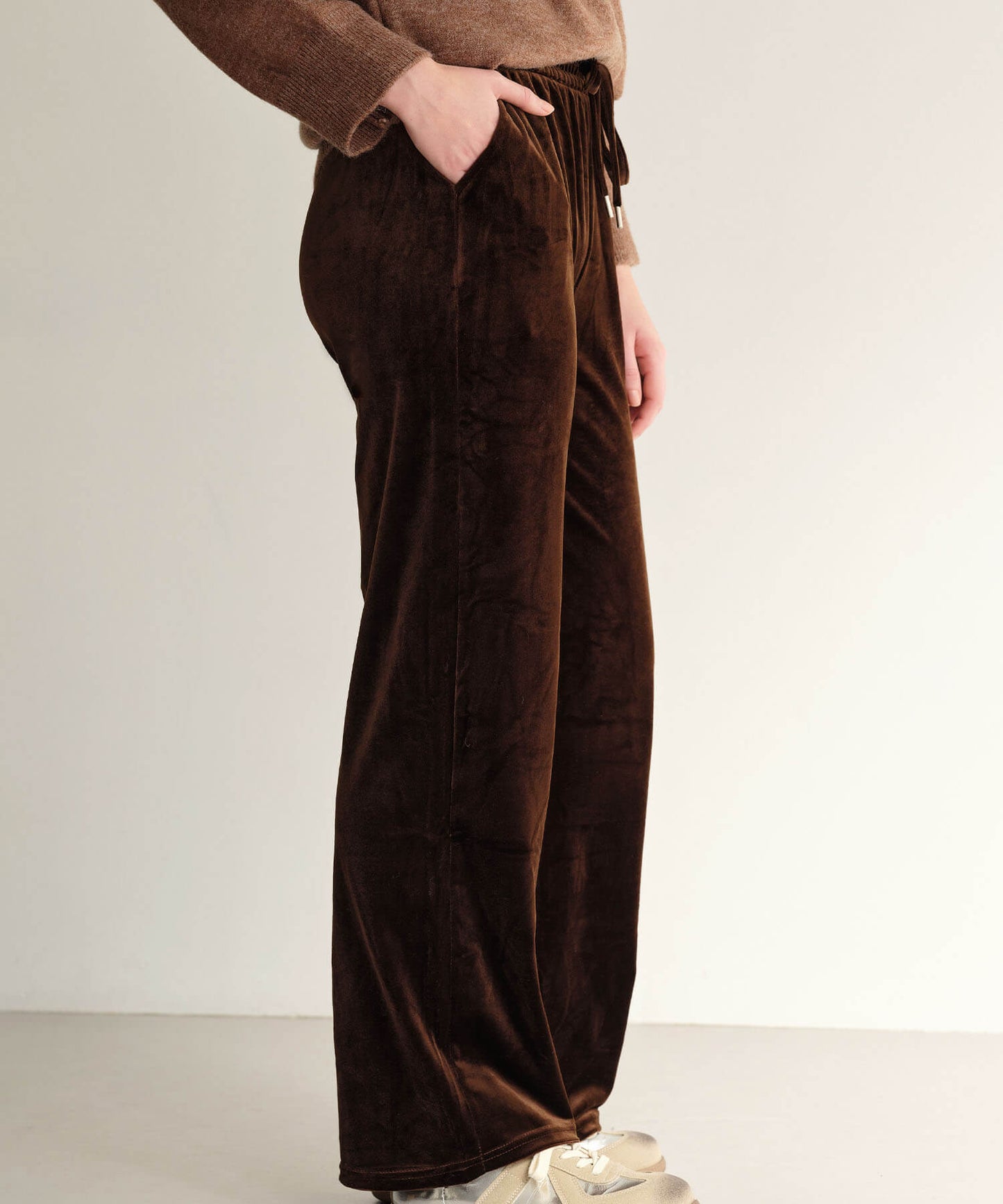 【MIA/ミア】ベロアリラックスパンツ