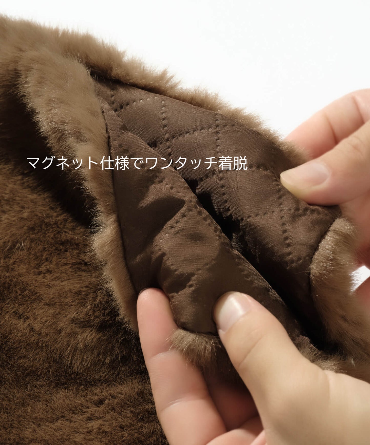 【MIA/ミア】ミンクライクファーネックウォーマー