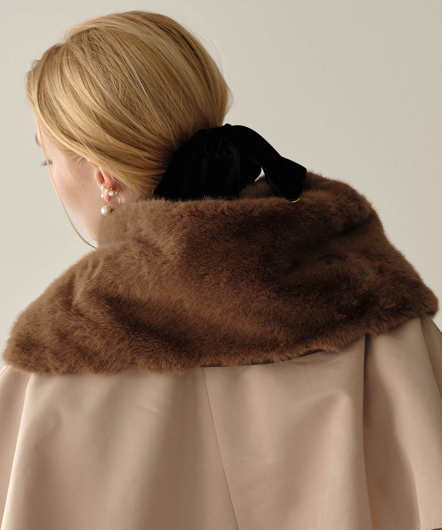 【MIA/ミア】ミンクライクファーネックウォーマー