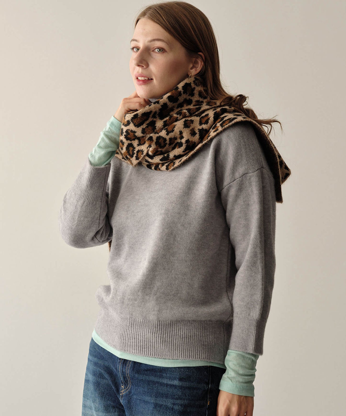 【MIA/ミア】タートルネッククロップドニットPO