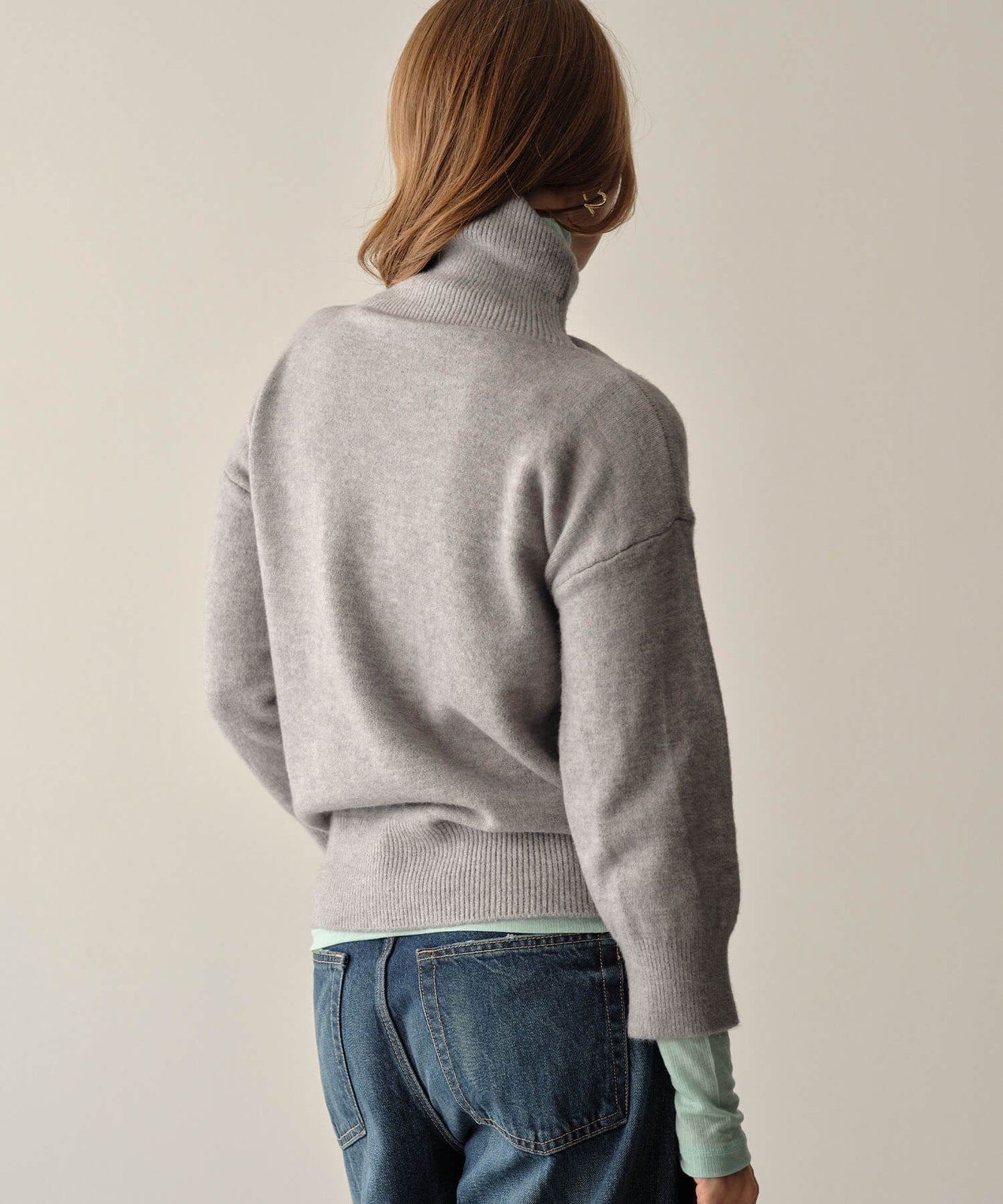 【MIA/ミア】タートルネッククロップドニットPO