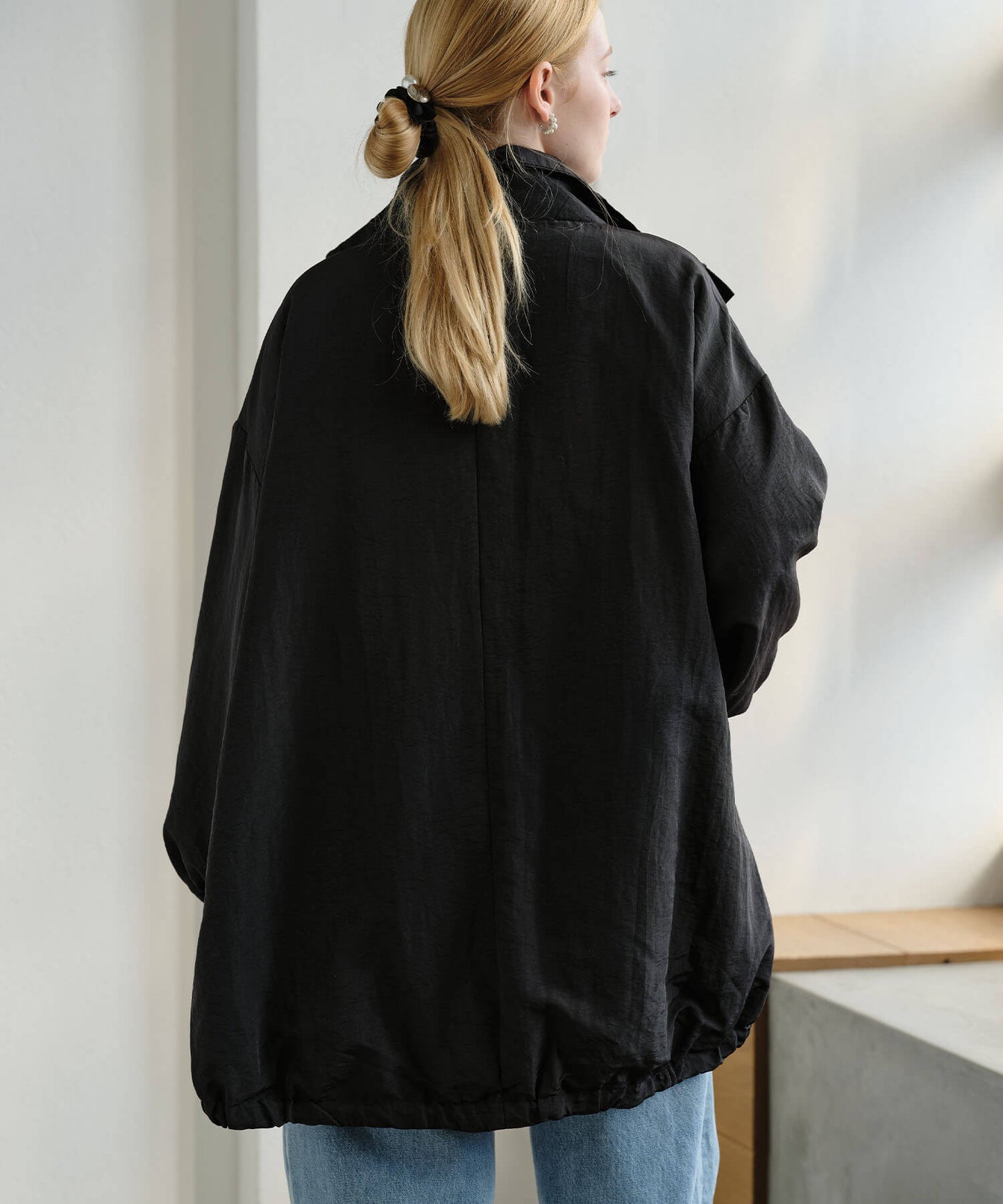 【MIA/ミア】スタンドカラーテイルライトアウター