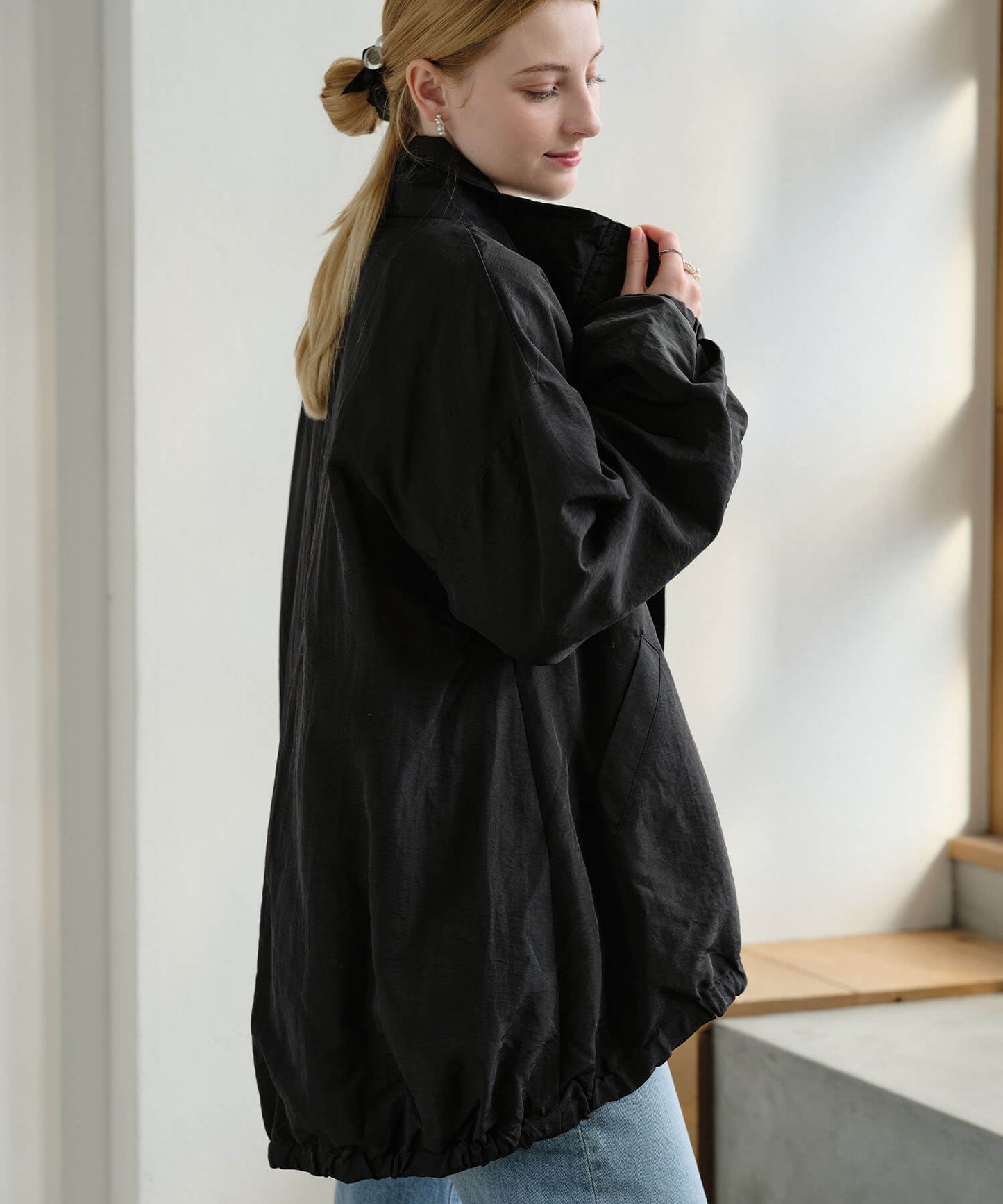 【MIA/ミア】スタンドカラーテイルライトアウター