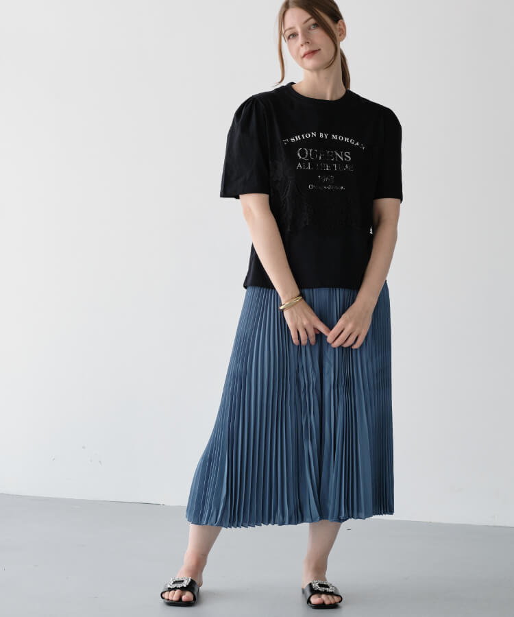 【30%OFF】プリーツキュロット