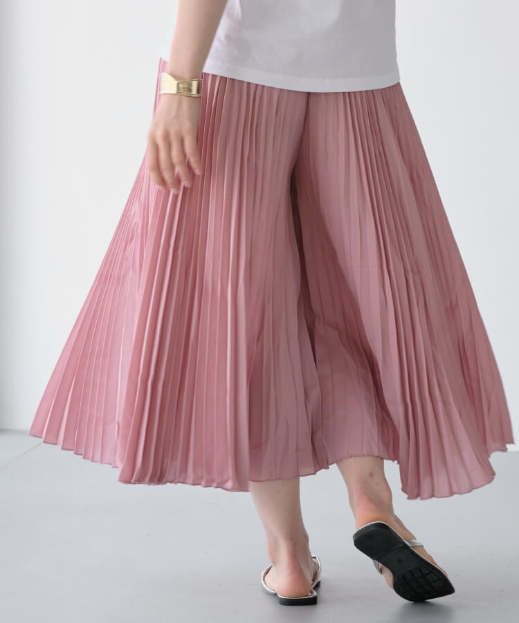 【30%OFF】プリーツキュロット