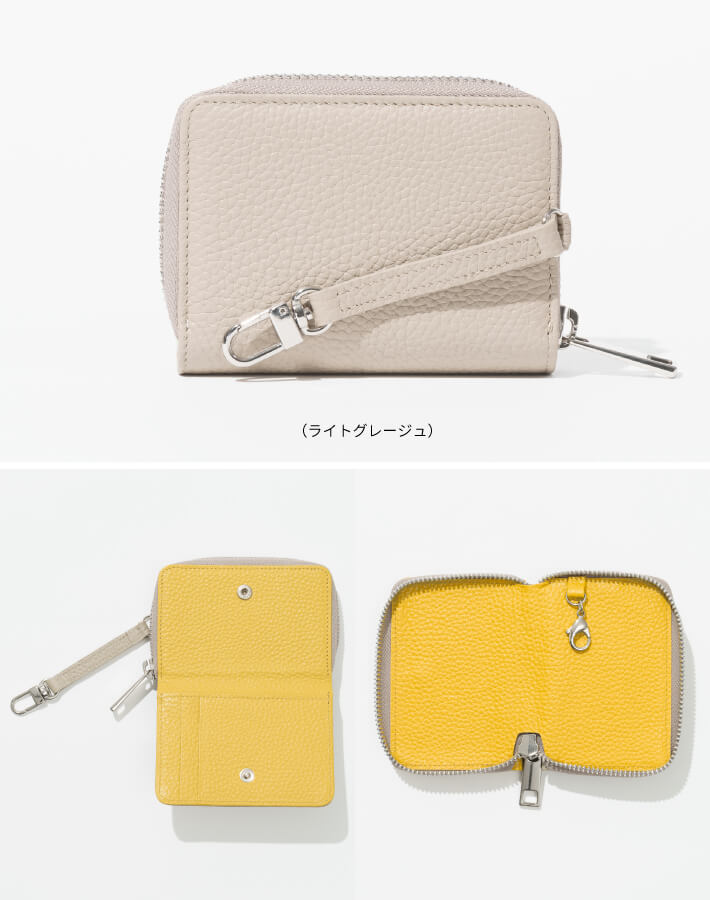 【ORNELLA/オルネラ】(BICO-21)リアルレザーバイカラースマートキー＆カードケース