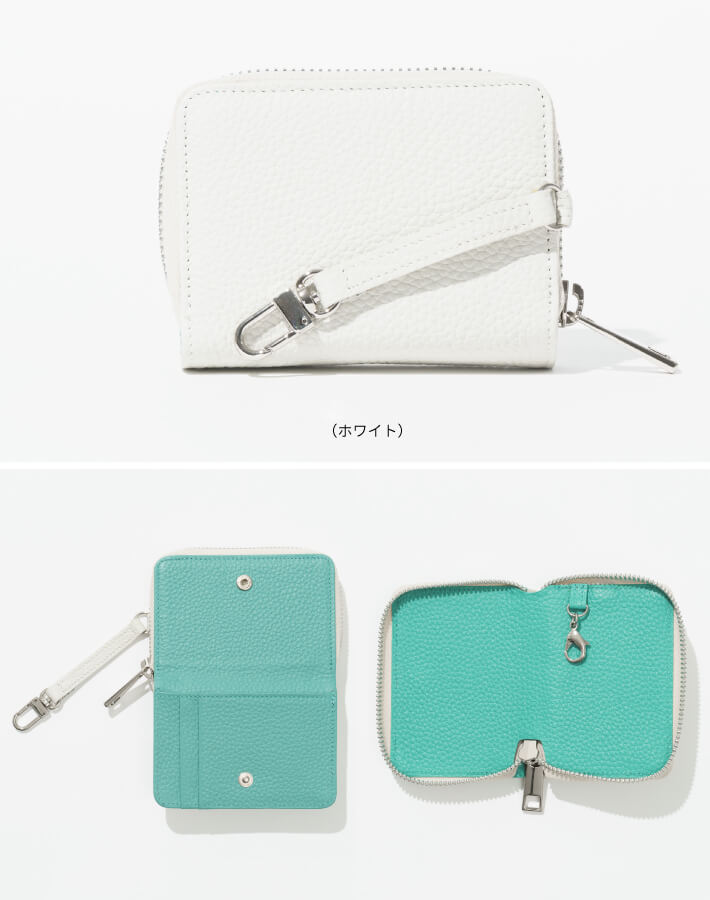 【ORNELLA/オルネラ】(BICO-21)リアルレザーバイカラースマートキー＆カードケース
