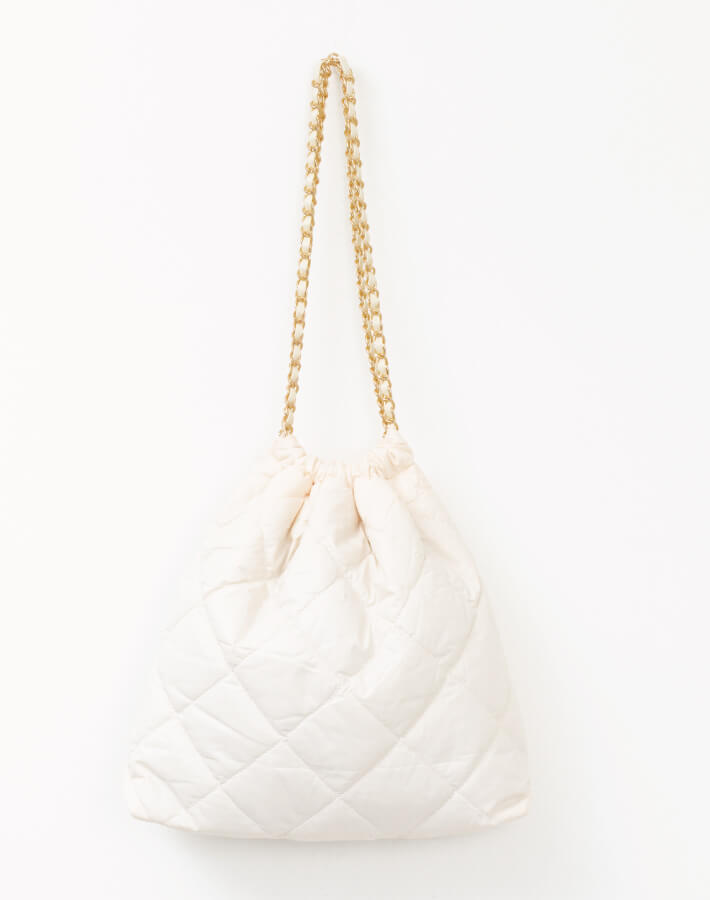 ZAKKA-BOX(ザッカボックス)】ナイロンクッションチェーンバッグ