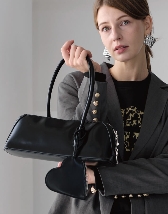 ZAKKA-BOX(ザッカボックス)】ランドスケイプバッグ(ハートポーチ付き