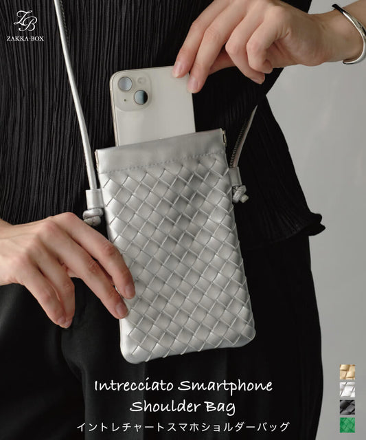 イントレチャートスマホショルダーバッグ
