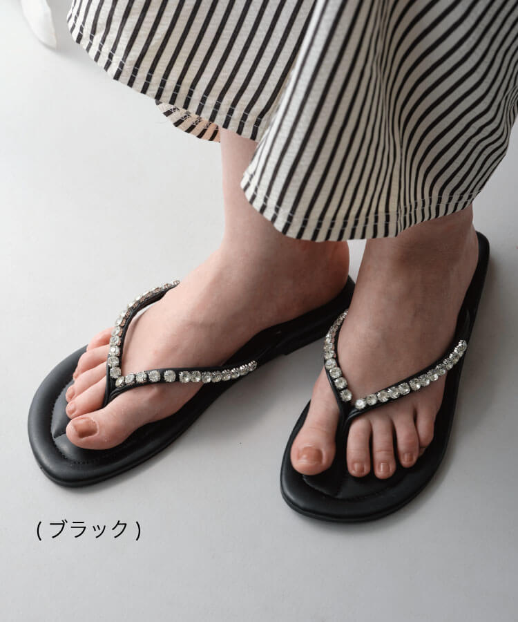 ラインビジュートングサンダル