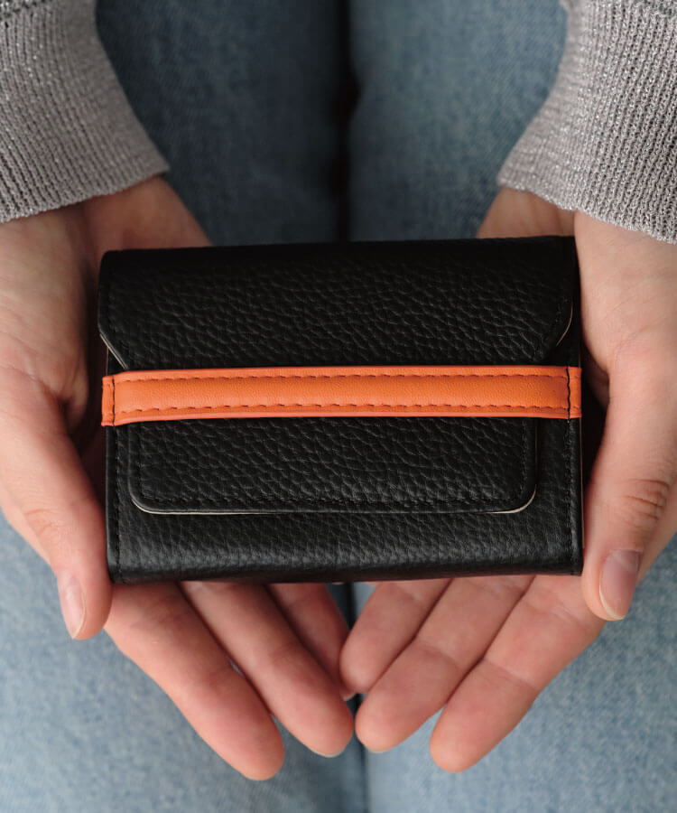 リアルレザーじゃばらミニウォレット