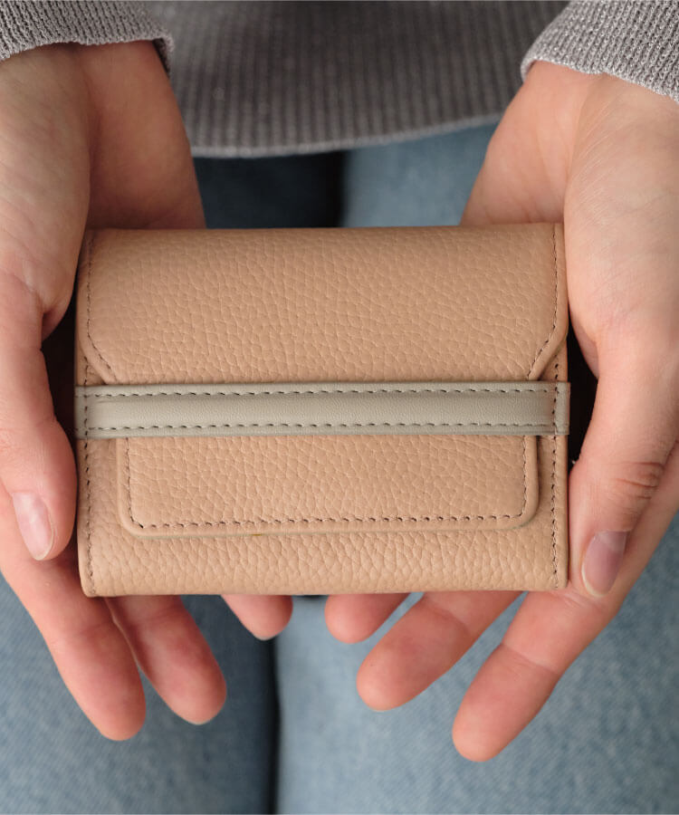 リアルレザーじゃばらミニウォレット