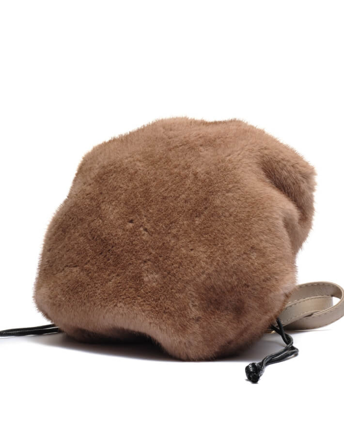 ポムポムファーバッグ