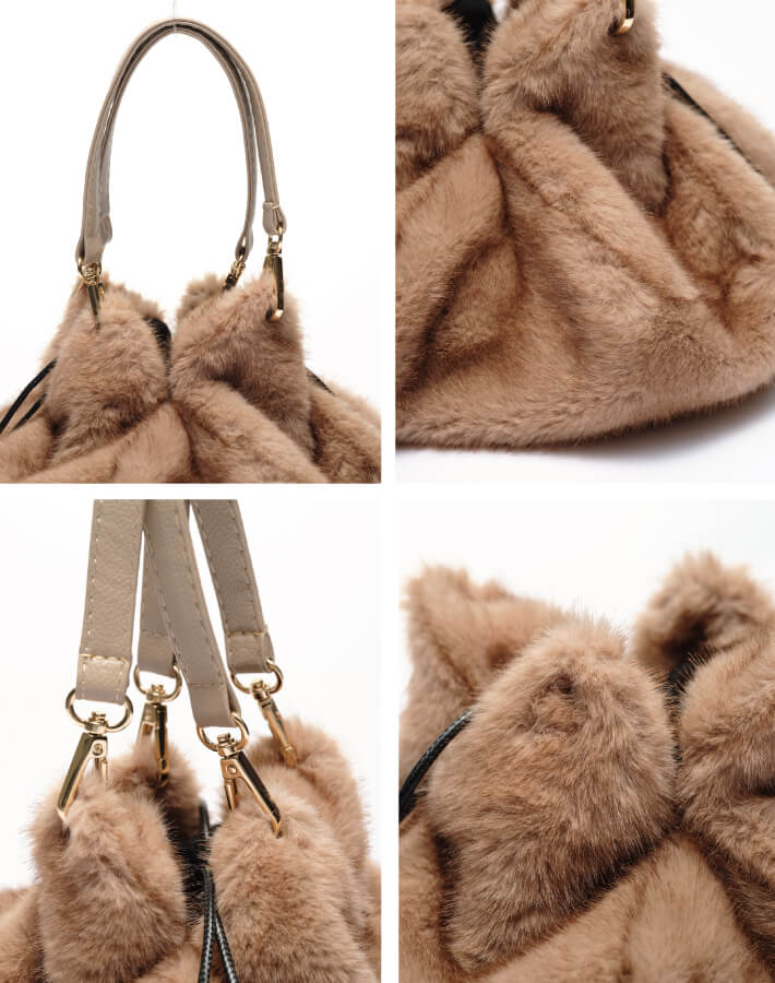 ポムポムファーバッグ