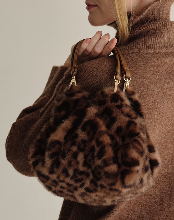 ポムポムファーバッグ