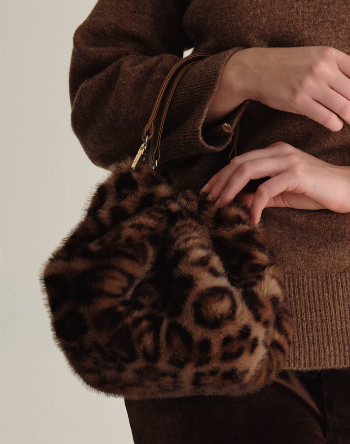 ポムポムファーバッグ