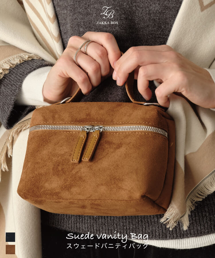 スウェ―ドバニティバッグ