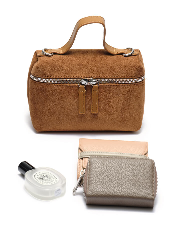 スウェ―ドバニティバッグ