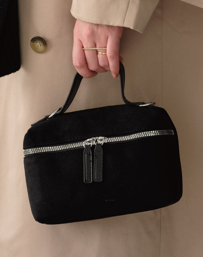 スウェ―ドバニティバッグ