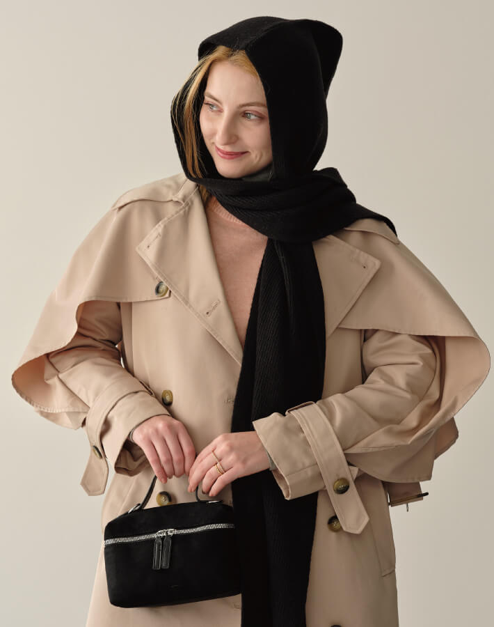 スウェ―ドバニティバッグ