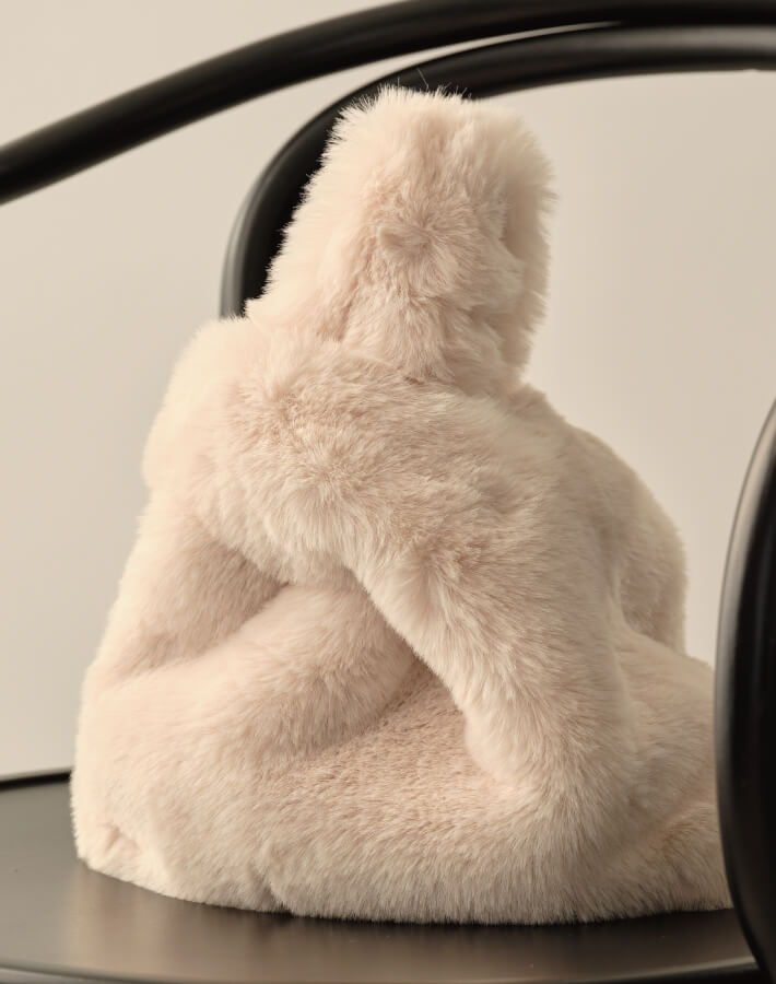 ファーワンハンドルバッグ