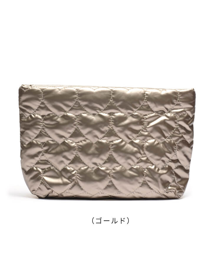 ハートクッションポーチ